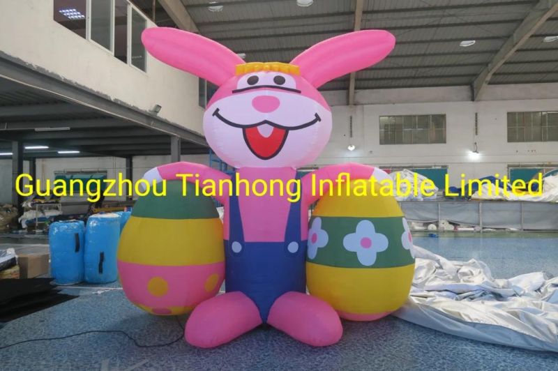 4m Tall Giant Advertising Inflatable Easter Bunny Rabbit