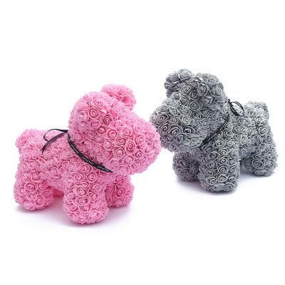 Top Quality Foam Rose Bear PE Rose Bear Rose Panda for Valentine&prime;s Day Gift
