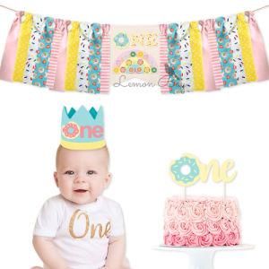 Baby 1st Birthday Decorations 1 Year Old Banner Cake Decorating Party Supplies