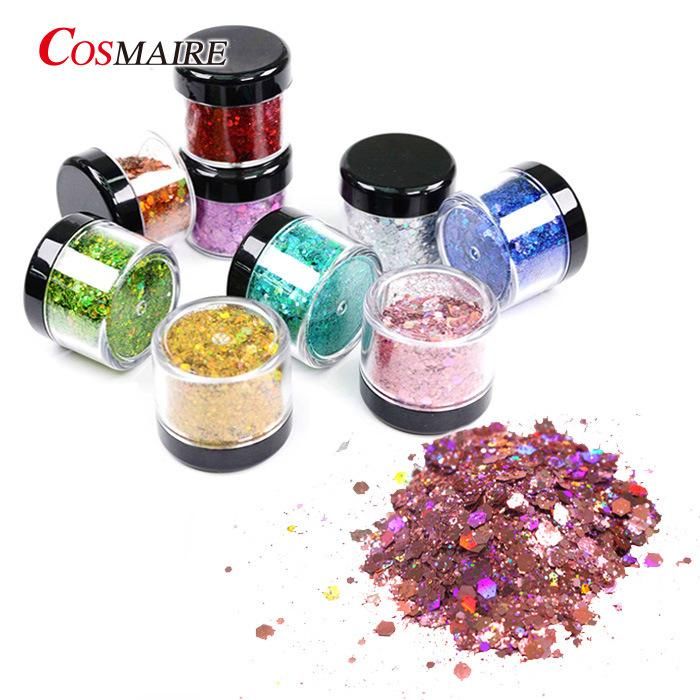 Holographic Chunky Fine Mixed Glitter Hair Eye Face Body Makeup Loose Cosmetic Glitter