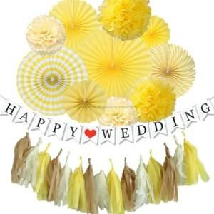 Umiss Paper Wedding Bridal Bachelorette Party Decorations OEM