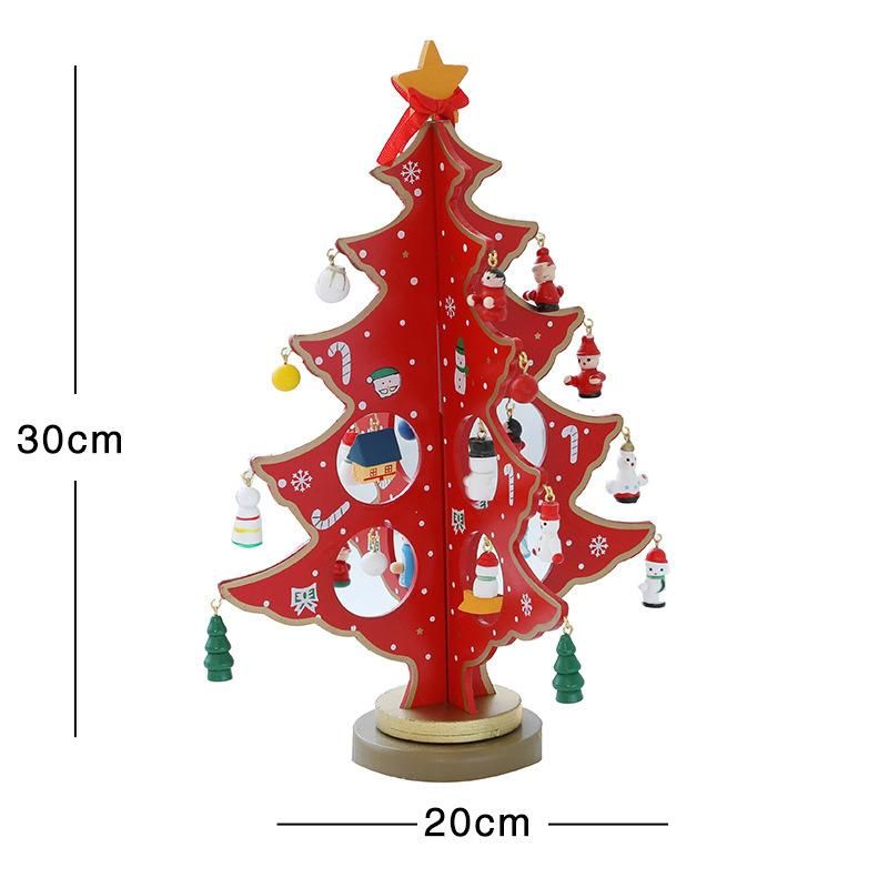 Christmas Decorations on Small Trees Western Happy New Year Christmas Tree Artificial