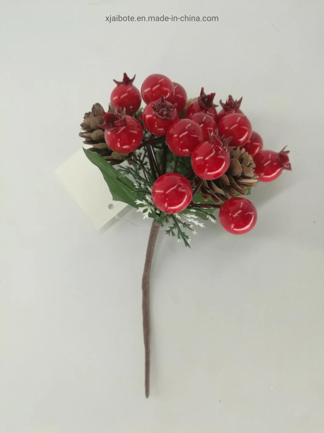 Christmas Tree Decorations Xmas Accessories Pick with Short Stem