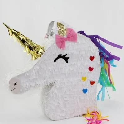 Birthday Party White Color Unicorn Pinata