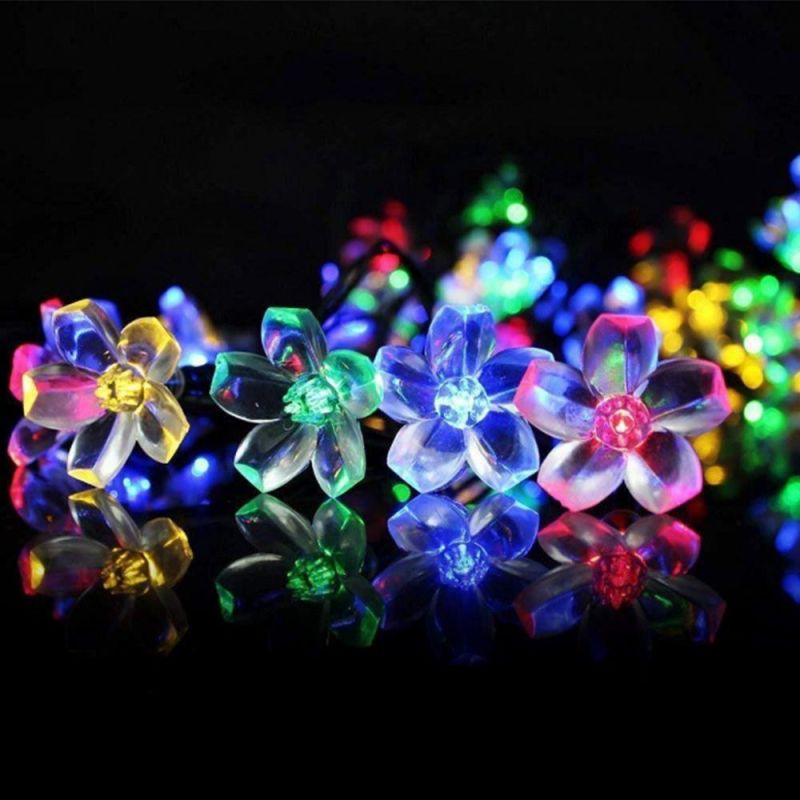 Cheap Price Wholesale Factory Direct Sale Lovey Multicolor Cherry Solar Light