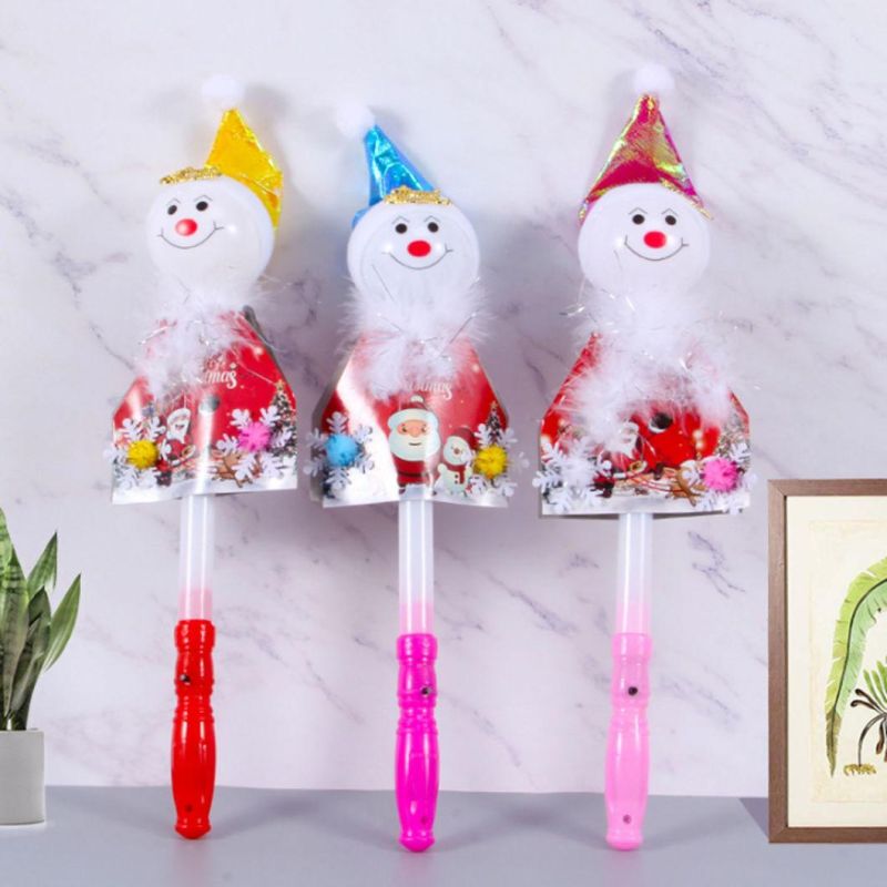 Snowman Santa Tree Flash LED Luminous Stick Kids Children Toy