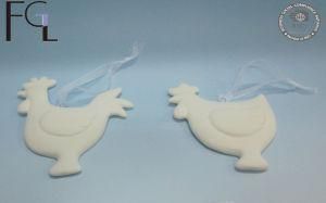 White Ceramic Hanging Easter Decoration