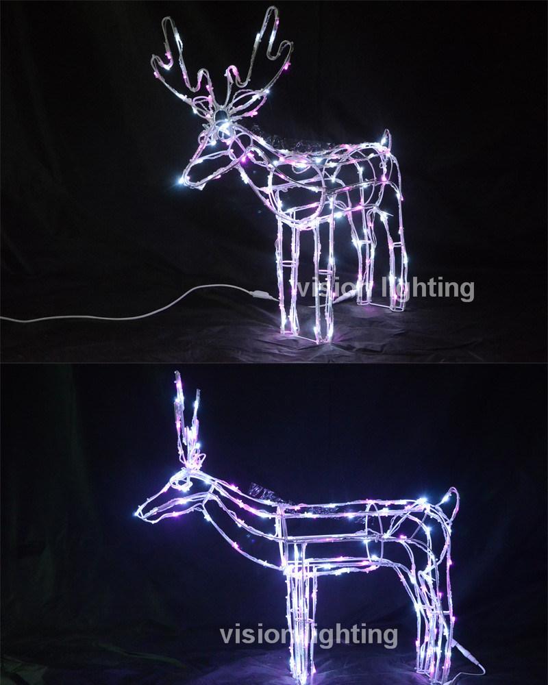 Christmas Decoration 3D Deer Light