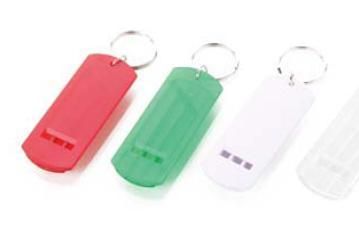 Kids Promotion Noise Maker Colorful Snap Plastic Whistle