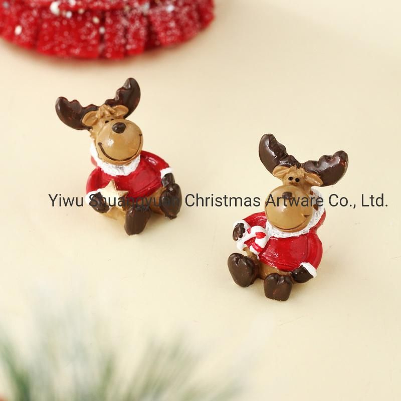 Hot Sale Resin Christmas Decoration Snowman Table Top Decoration Christmas Lovely Snowman