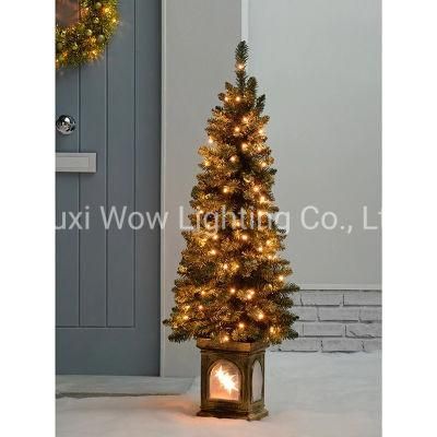 Pre-Lit Craford Pine Christmas Tree with 80 Warm White LED Lights