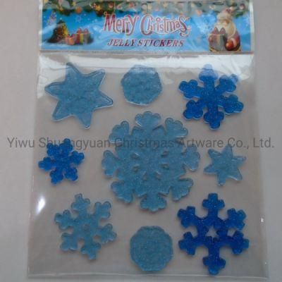 Christmas Window Sticker for Holiday Wedding Party Decoration Supplies Hook Ornament Craft Gifts