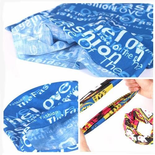 Promotional Gift Custom Logo Skull Bandanas Wholesale Multifunctional Polyester Tube Head Scarf