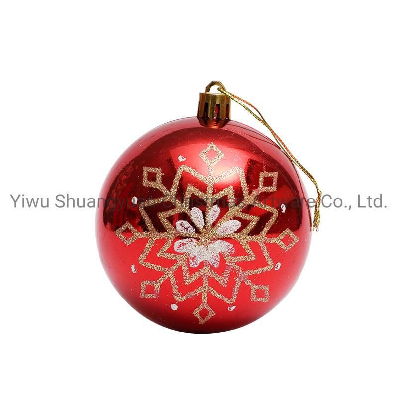 2020 New Design High Sales Christmas Shiny Painted Ball for Holiday Wedding Party Decoration Supplies Hook Ornament Craft Gifts