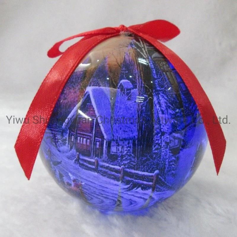 2021 New Design High Sales Christmas Paper Ball for Holiday Wedding Party Decoration Supplies Hook Ornament Craft Gifts