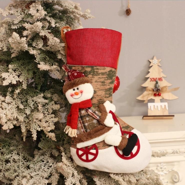 Promotional Customized Fleece Christmas Socks