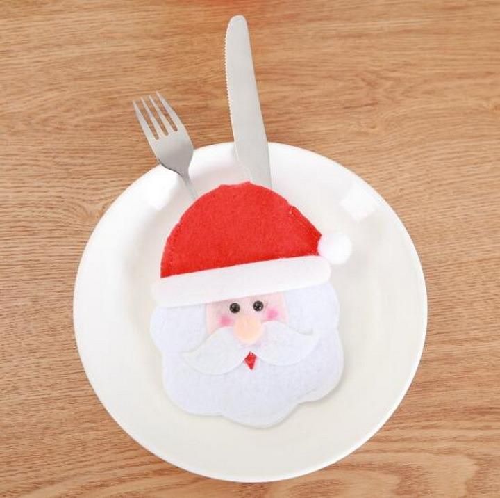 Christmas Decoration Creative Cartoon Tableware Knife and Fork Cover