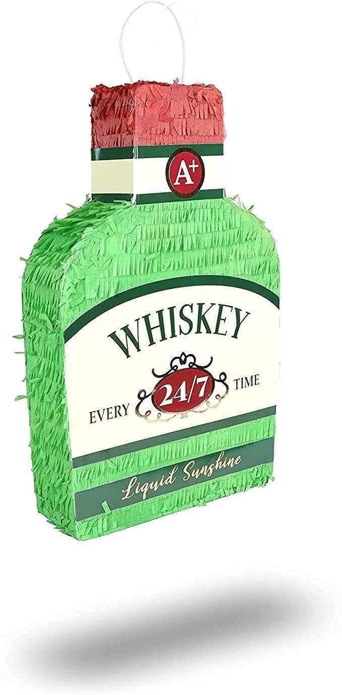 Whisky Bottle Pinata (16.5 X 11 Inches)