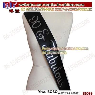 Birthday Party Supply Hot Sale Wedding Bride to Be Sash Hen Night Shower Party Satin Sash (B6039)