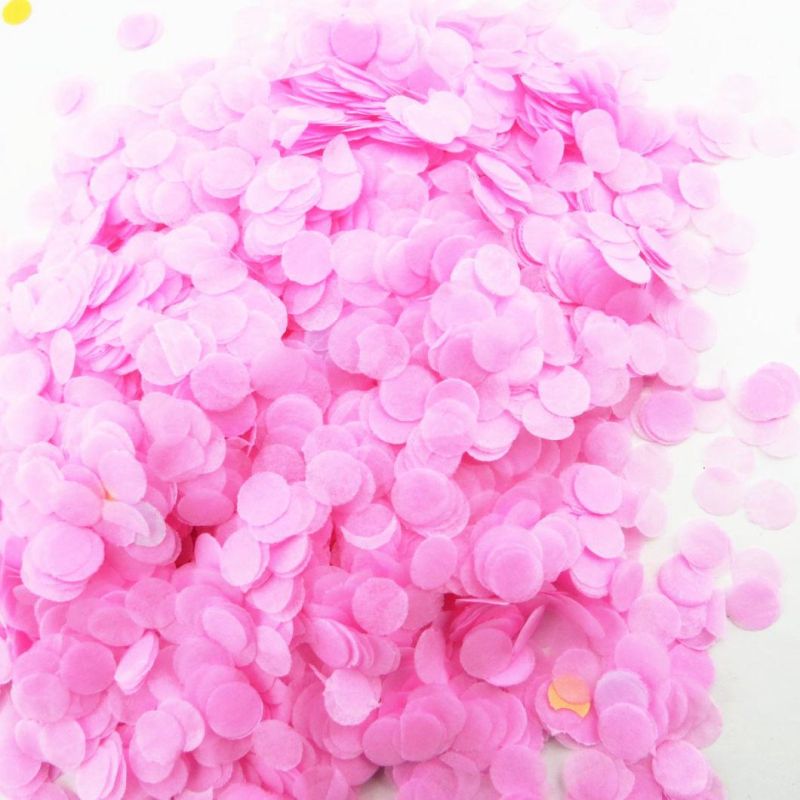 Eco Friendly Biodegradable Colorful Confetti Round Shape Confetti