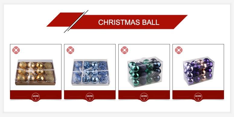 5cm New Plastic Christmas Balls Hanging Ornaments