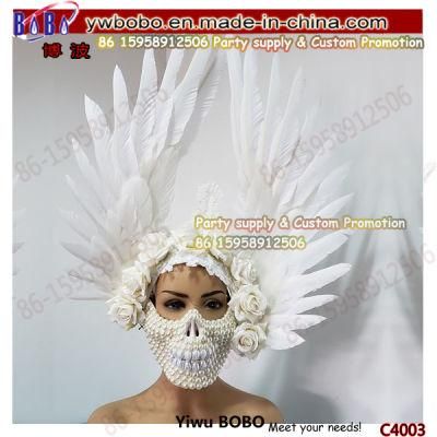 Carnival Costumes Party Mask Face Mask Feather Crafts Halloween Party Feather Mask (C4003)
