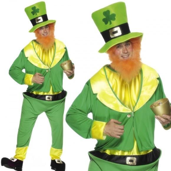 Polyester Irish Leprecaun Suits for Saint Patrick′s Day