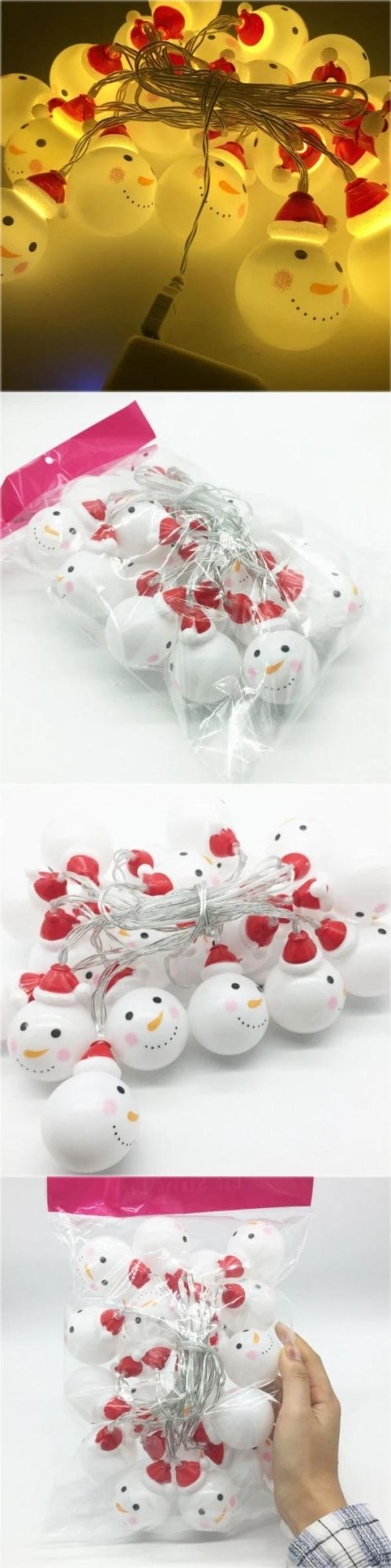 LED Snowman String Light Christmas Lights Lamp String