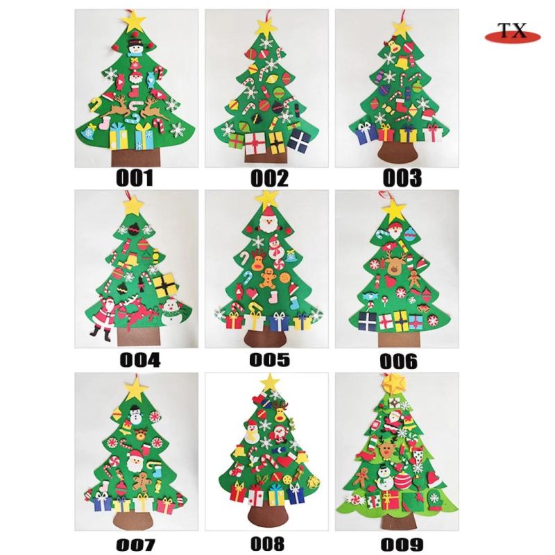 2m-5m Green PE PVC Hinged Christmas Tree Decoration with Snow Home Decoration Christmas Gift