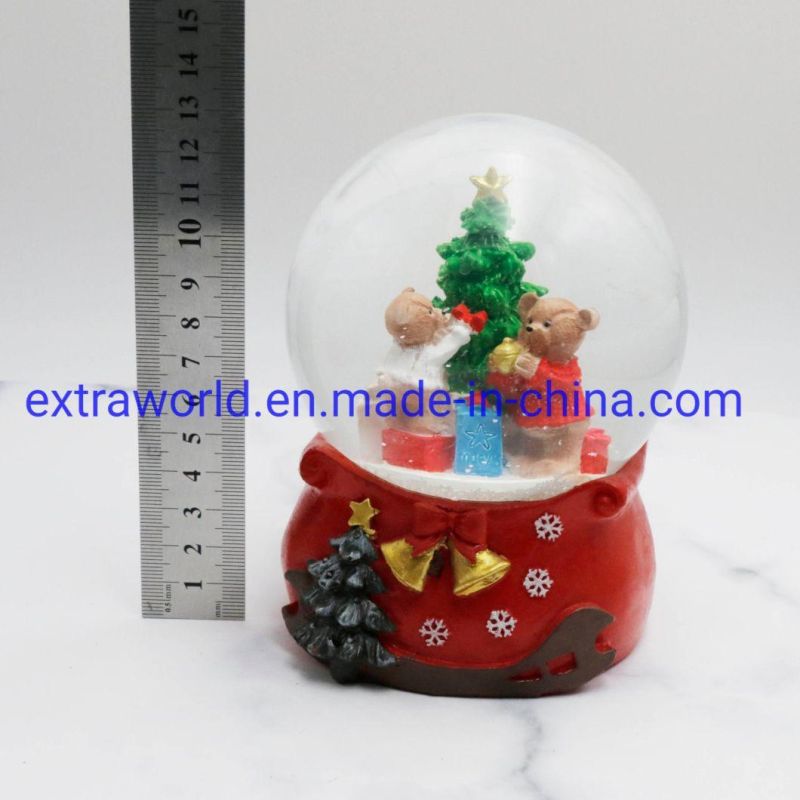 2021 New Product Snow Globe Crystal Ball for Christmas Gifts