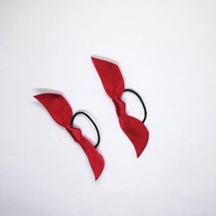 Wholesale Double Sided Velvet Ribbon Pretied with Elastic Loops Ribbon Bow for Perfume Decoration