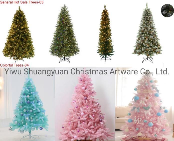 High Quality 6FT 7FT 8FT Prelit Christmas LED Light Tree