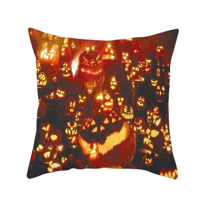 2021 Wholesale Hot Plush Pumpkin Pillow Halloween Decorations