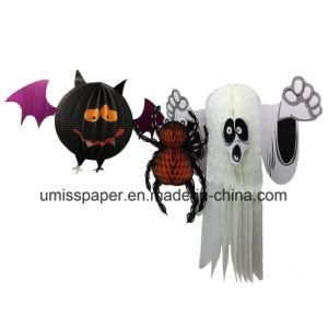 Umiss Paper Hanging Spider Paper Lanterns Halloween Party Decoration OEM