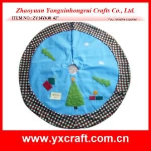Christmas Decoration (ZY14Y638 42&prime;&prime;) Christmas Blue Tree Skirt Models