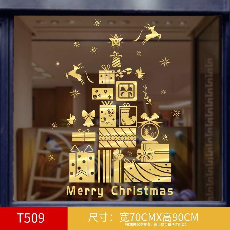 Christmas Window Sticker Door Sticker Fridge Sticker Toilet Sticker Wall Sticker