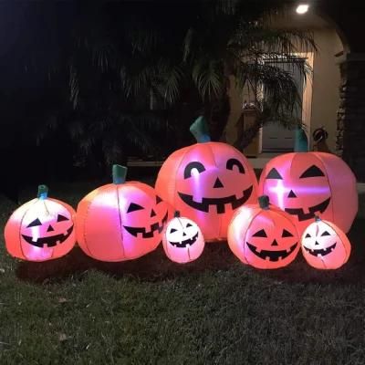 Inflatable Pumpkin 7FT Family Decor for Lawn Yard Home Party Indoor Outdoor Decoration