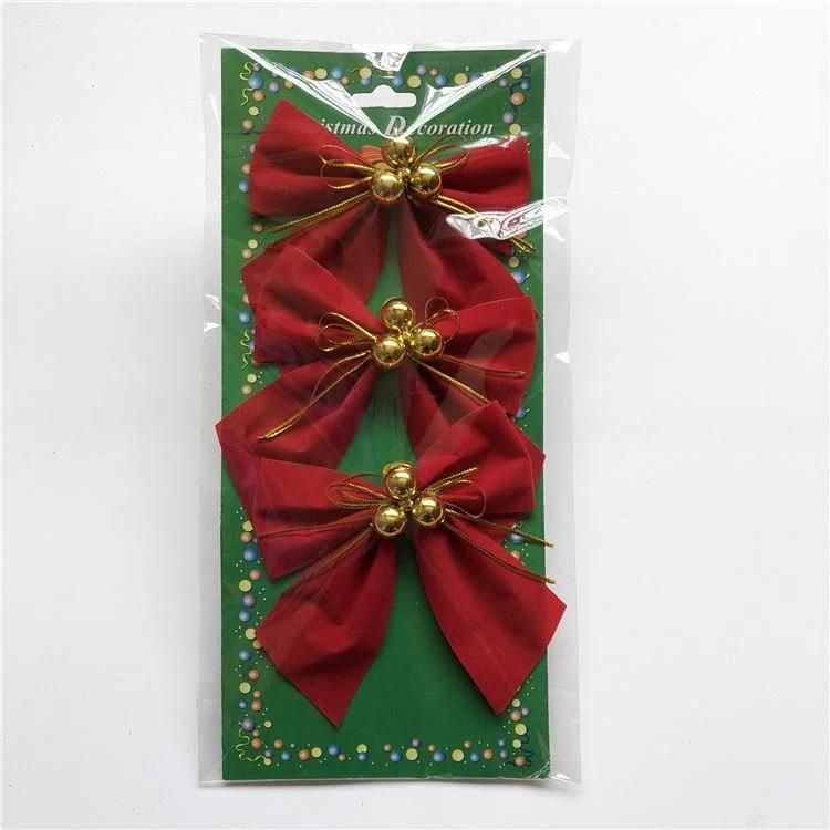 Custom Decoration Christmas Ornament Fancy Christmas Bowknot for Home
