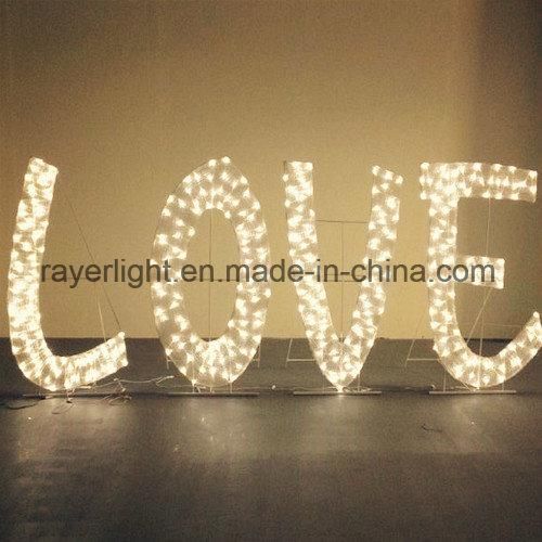 3m Love LED Park Decoration Lights for Light Show