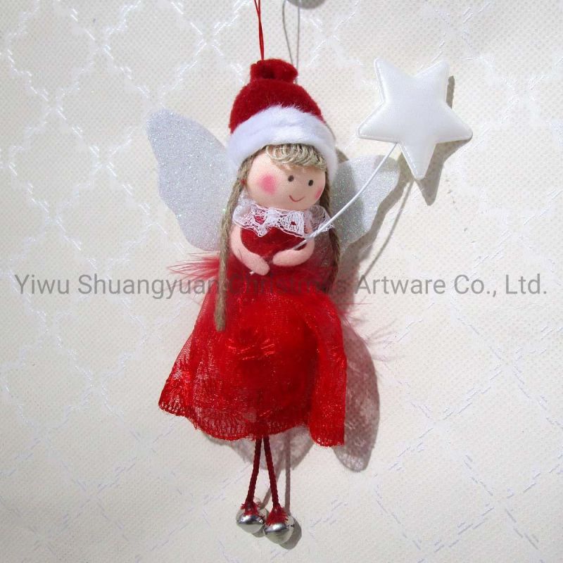 Red Angel Christmas Ornament Christmas Tree Angel Christmas Tree Topper Angel