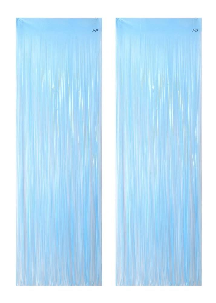 Party Decoration Glitter Backdrop Metallic Foil Fringe Curtain