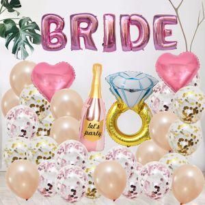 Amazon Hot Sale Pink Bride to Be Wedding Engagement Balloon Set