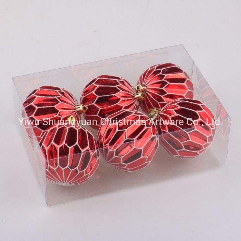 Wholesale 8cm Red Special Shape Christmas Ball Christmas Tree Ornament