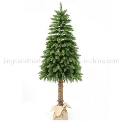 Good Quality PVC Fir Wooden Christmas Tree with LED Light