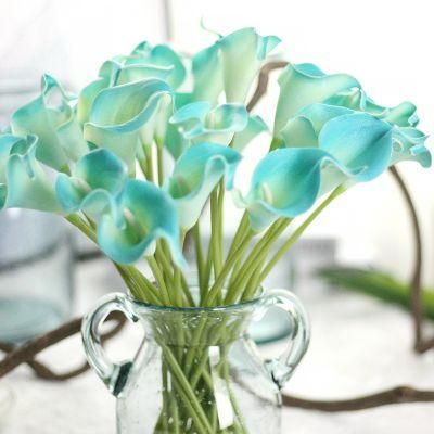 Artificial Flowers, Silk Flowers Artificial Calla Lily Bridal Wedding Bouquet for Home Garden Party Wedding Decoratio