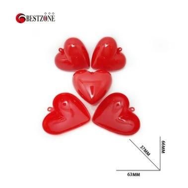 Red Color Hanging Heart Decorations Christmas Ornaments