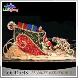 New Designed Commercial Grade Christmas Sleigh Motif Light