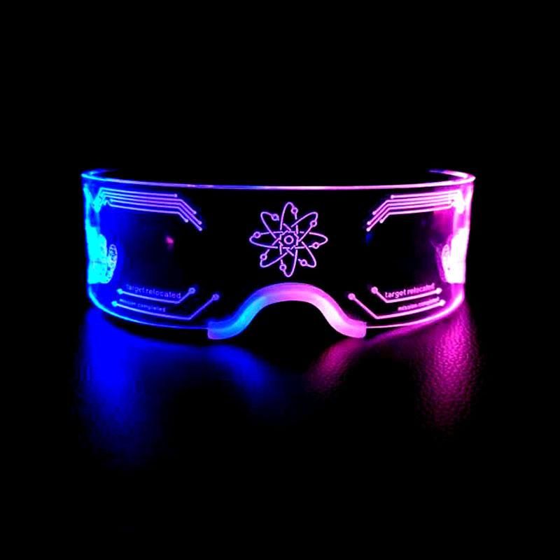 LED Colorful Light-Emitting Acrylic Glasses Cool Technology Atmosphere Dance Party Cheer Nightclub Glasses Party Bar