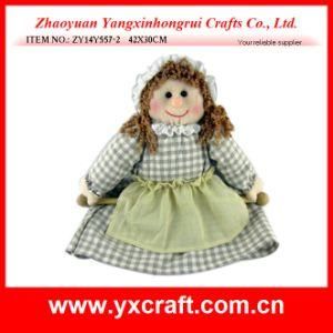 Christmas Decoration (ZY14Y557-2 42X30CM) Christmas Smile Girl