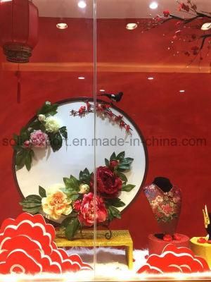 New Year Jewelry Store Shop Mall Window Display Festival Decoration